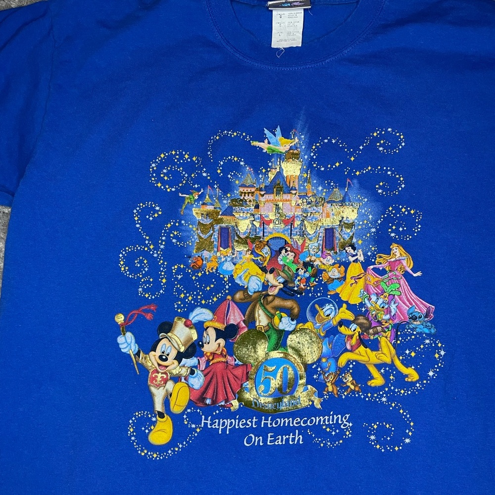 Vintage 2005 50th Anniversary Disney Tee UNISEX L - Picture 2 of 12